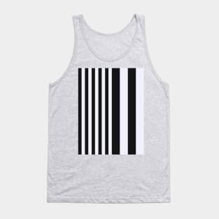 Newcastle United Retro 1990 Home Black and White Stripes Tank Top